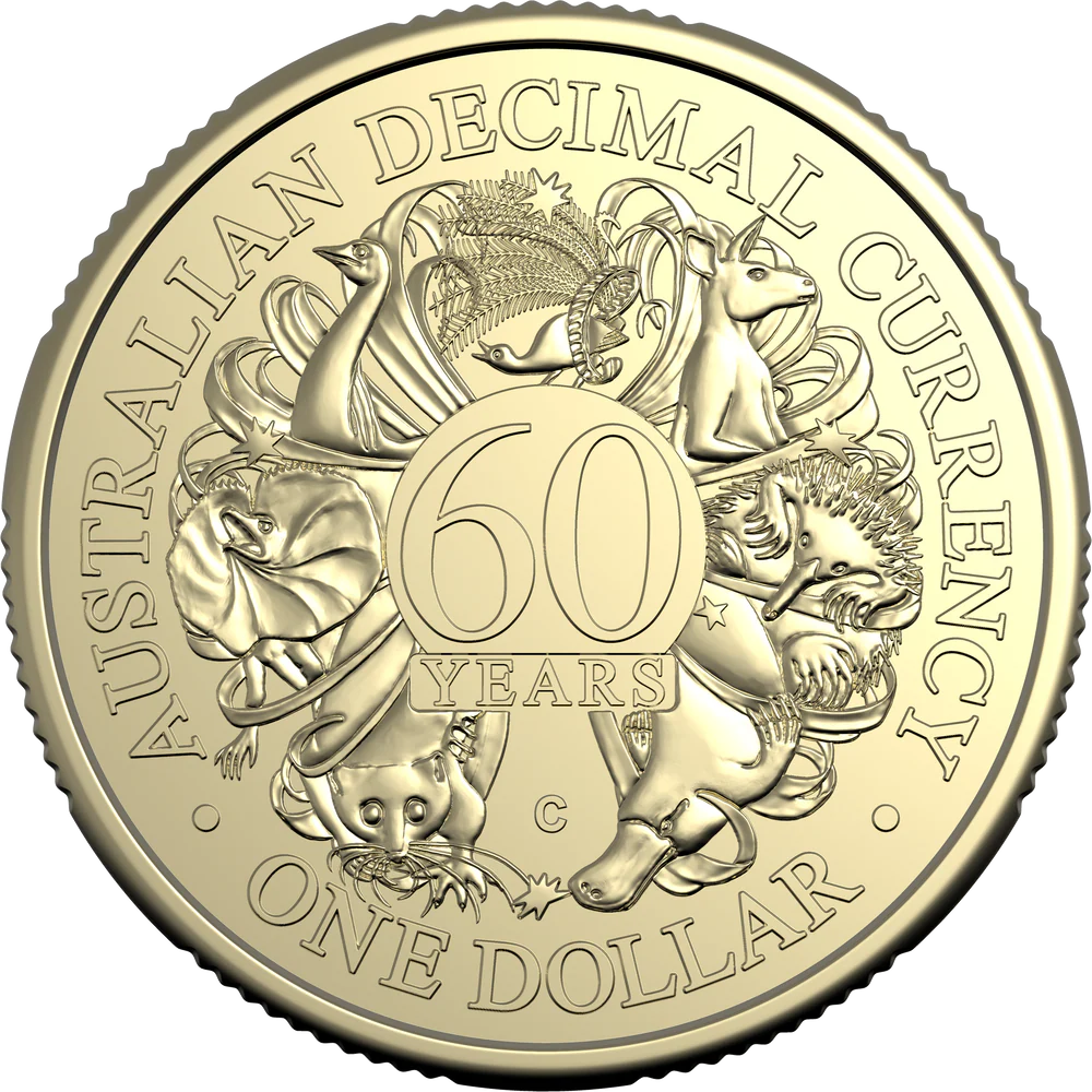 60th Anniversary of Decimal Currency 2026 $1 Uncirculated Four Coin Set