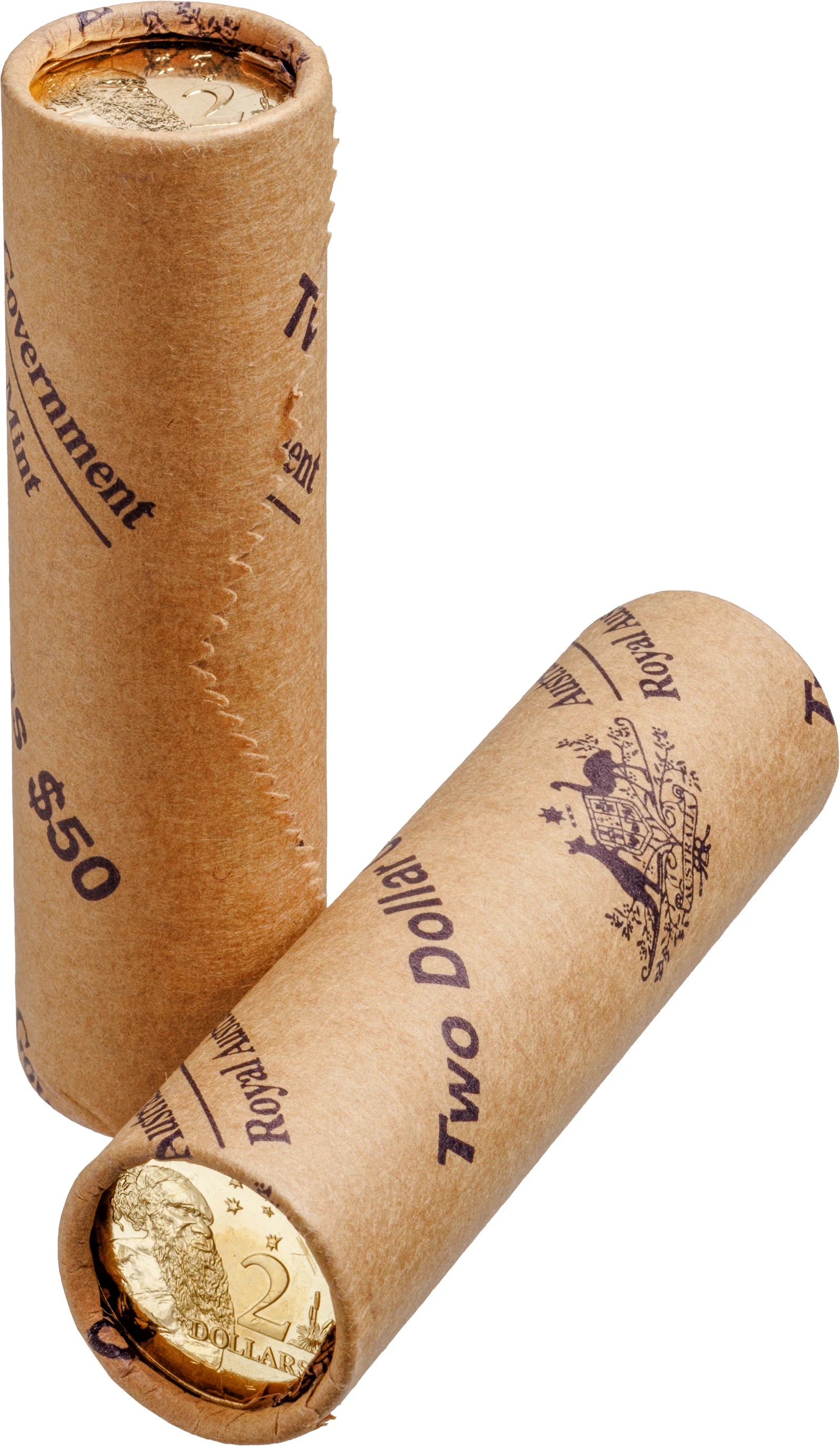 2026 Circulating Coin - Non-Premium Roll Set (denomination: 5c, 10c, 20c, 50c, $1 and $2)