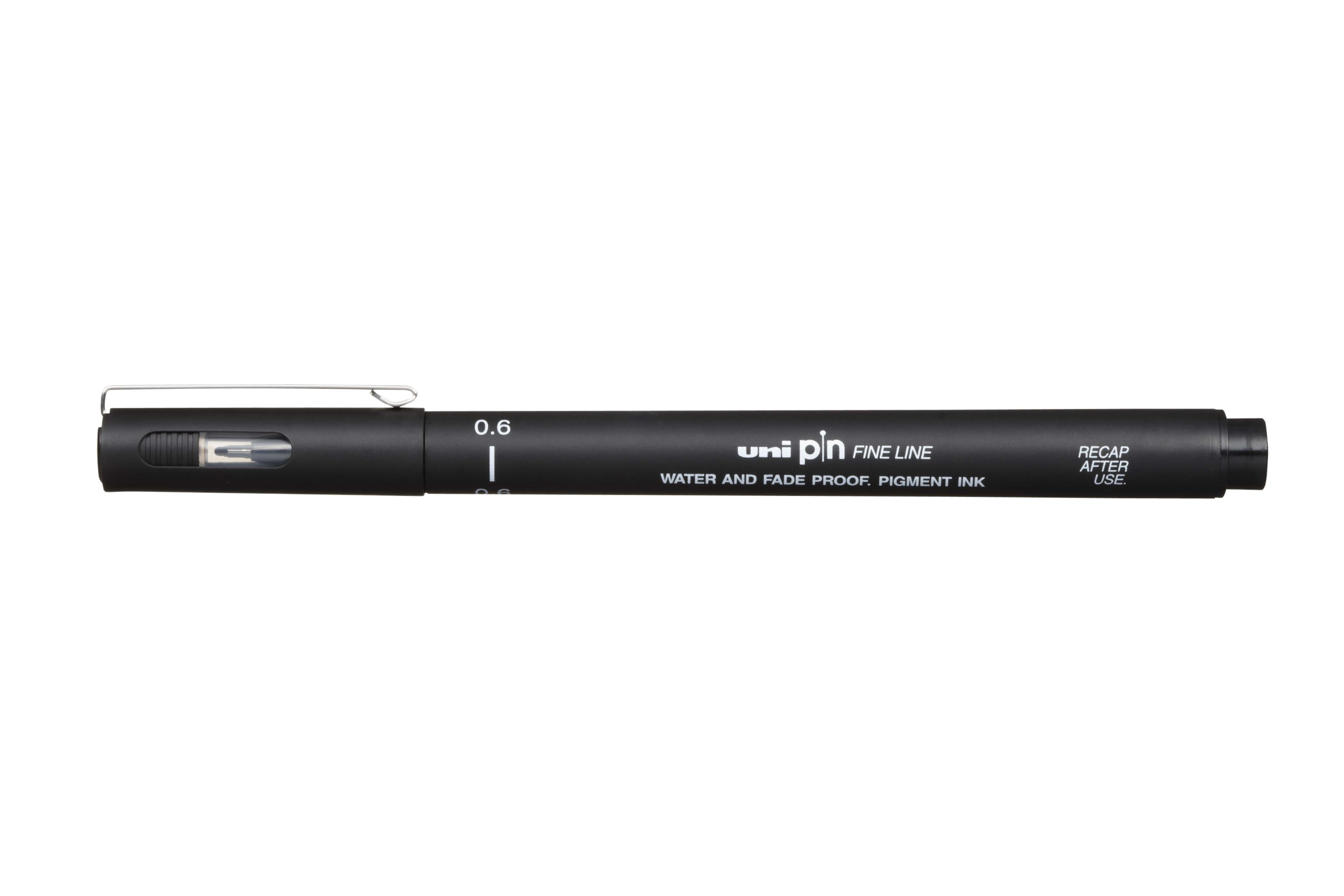 Uni-Ball Uni Pin Fineliner Black Tip Size 0.1 to 0.8