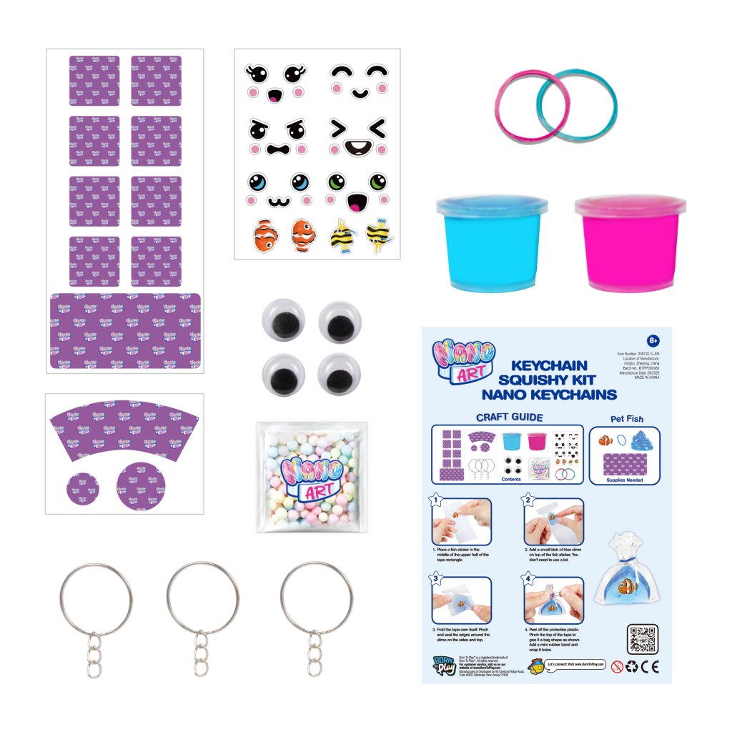Nano Art- Nano Art Keychain Squishy Kit