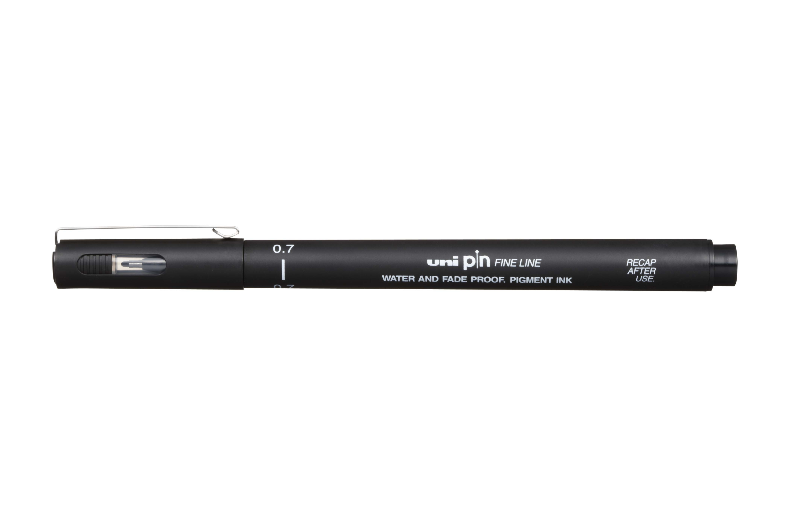 Uni-Ball Uni Pin Fineliner Black Tip Size 0.1 to 0.8