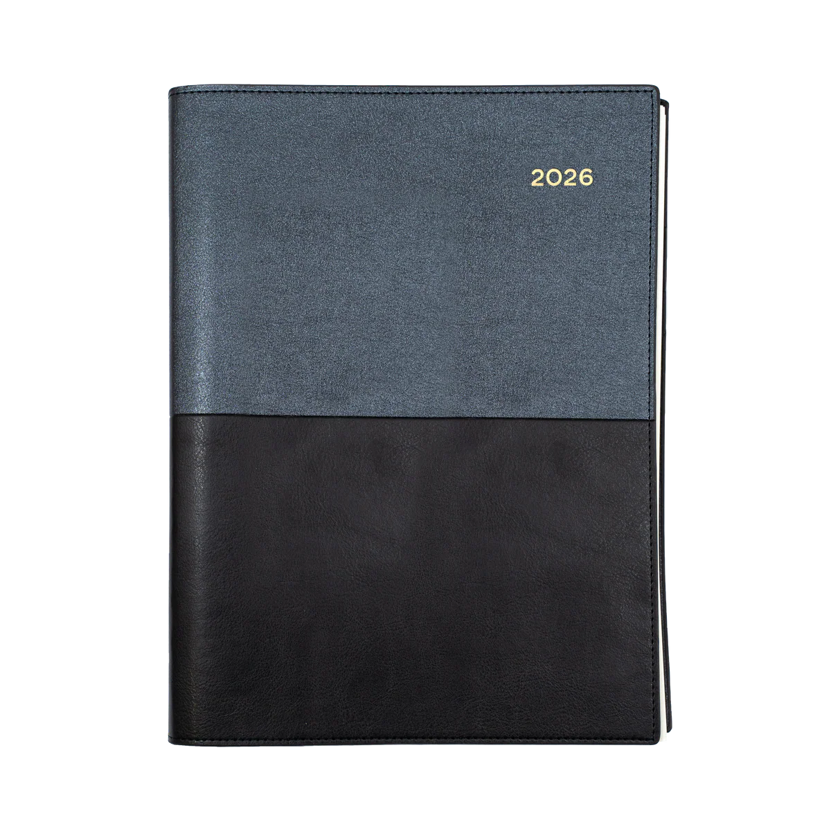 Collins Vanessa Calendar Year 2026 Diary/Planner, 2 Days to a Page, A4 PU Soft Cover