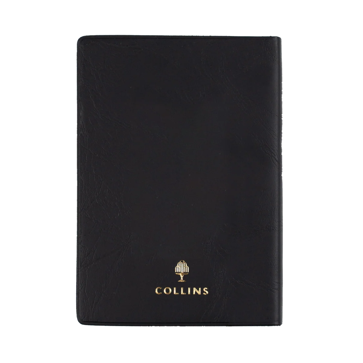 Collins Belmont 2027 A7 Diary - Black PVC Cover Back with Collins Logo