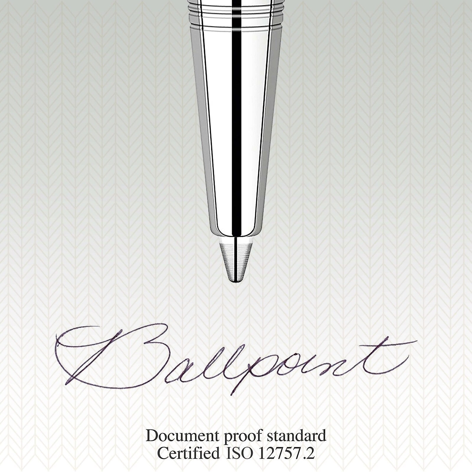 Parker Quinkflow Ballpoint Pen Refill Black Medium - single refill on white background showing Parker and Quinkflow branding