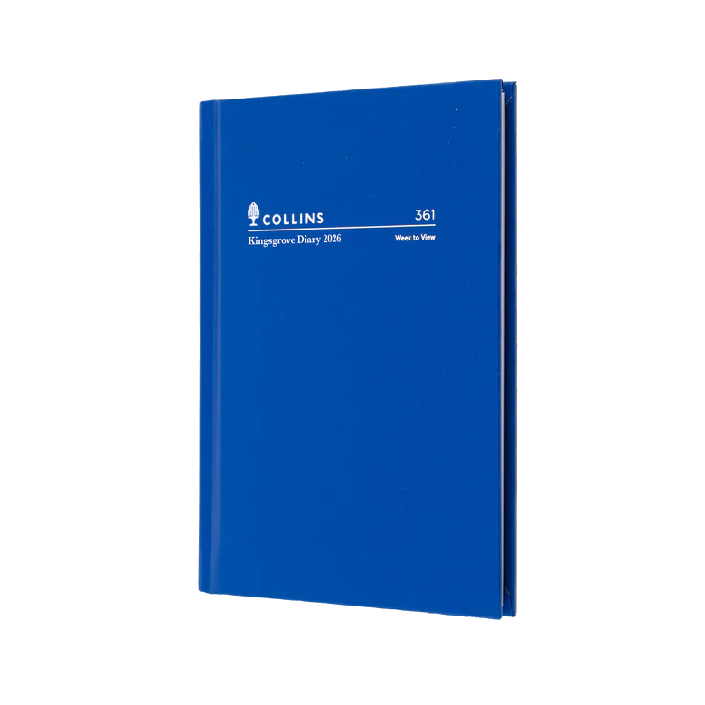 NEW Collins Kingsgrove Calendar Year 2026 Diary/Planner, Week to View, A6 Hard Cover - 361.P59-26