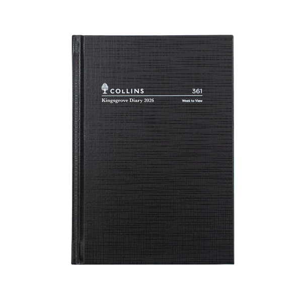 NEW Collins Kingsgrove Calendar Year 2026 Diary/Planner, Week to View, A6 Hard Cover - P361.P99-26