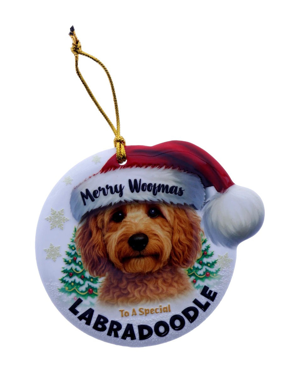 Christmas Sentiments Hanging Ceramic Pet Plaque