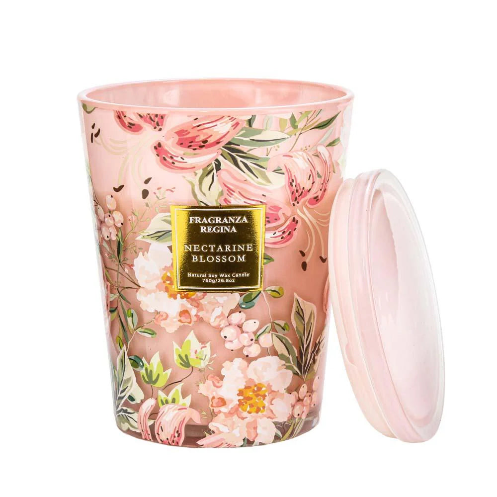 Wick2ware Fragranza Regina Natural Soy Wax Jar Candle 760g