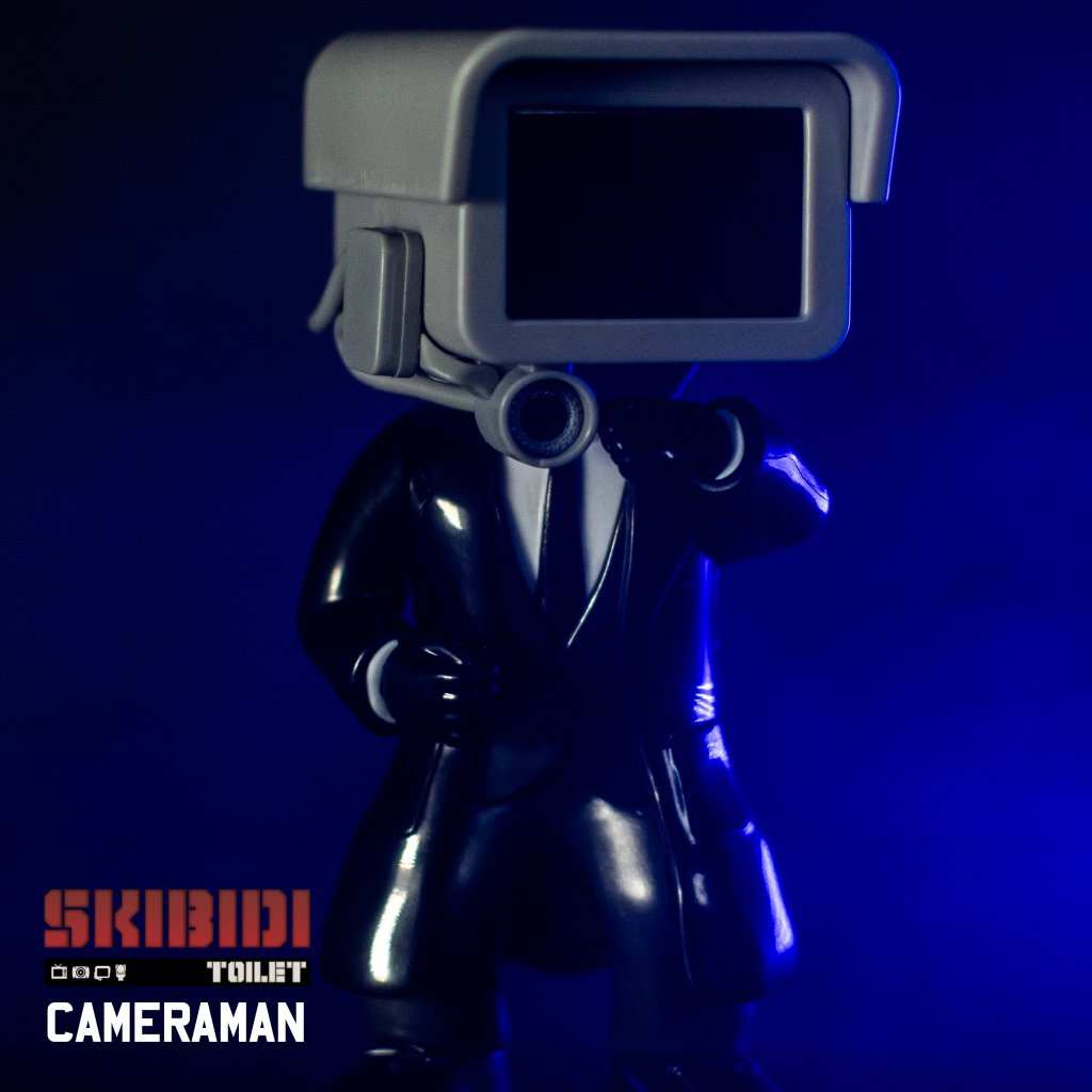 Skibidi Toilet Series 1 Cameraman collector figure