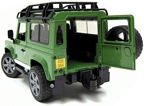 Bruder Leisure Time Land Rover Defender Station Wagon with Horse Trailer & 1 Horse
