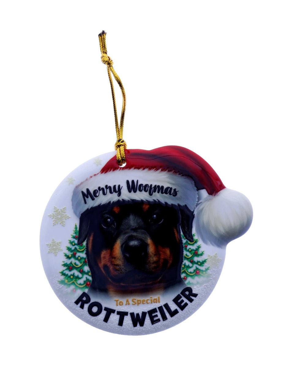 Christmas Sentiments Hanging Ceramic Pet Plaque