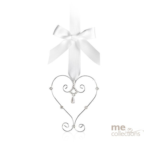 Silver Heart Bridal Keepsake – A Timeless Gift for the Bride
