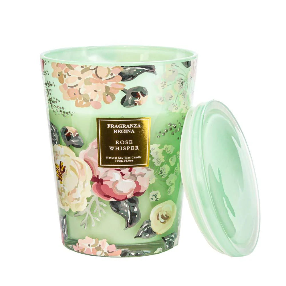Wick2ware Fragranza Regina Natural Soy Wax Jar Candle 760g