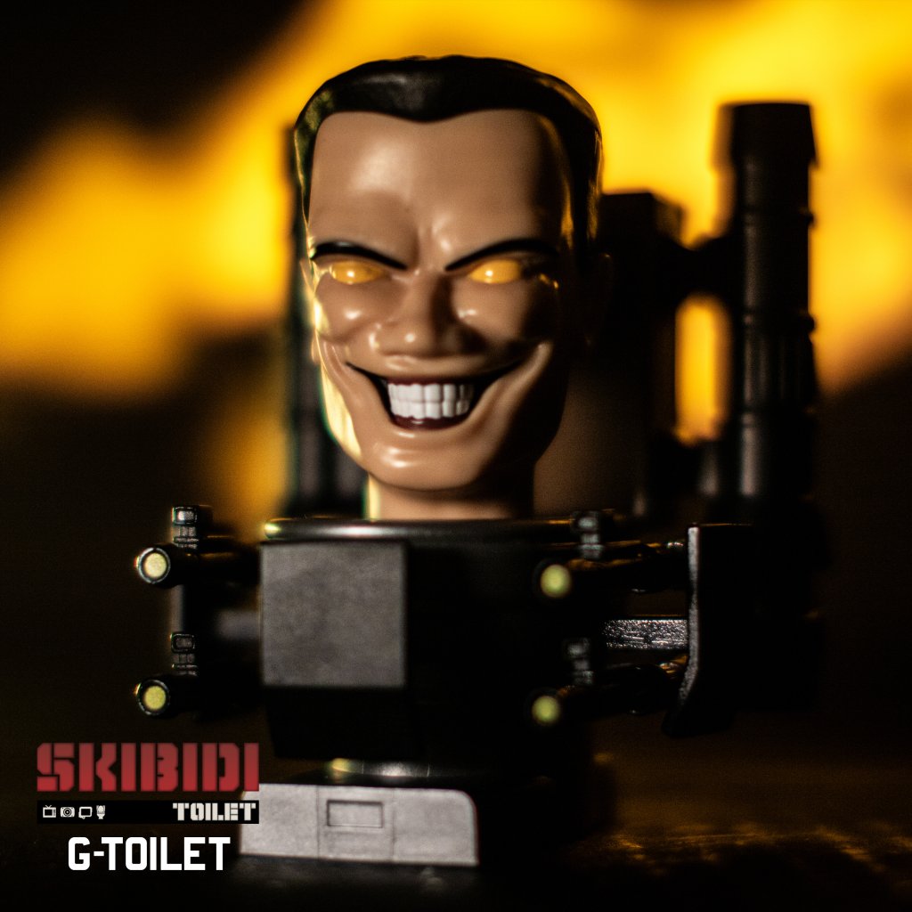 Skibidi Toilet Series 1 G-Toilet collector figure