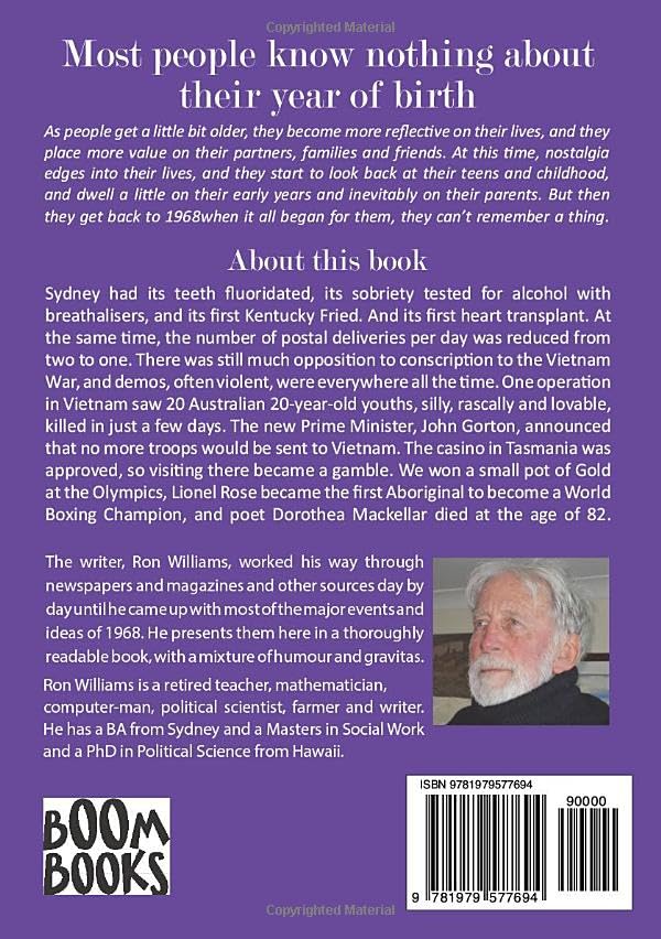 Born in 1968? What Else Happened? The Australian Social History Book