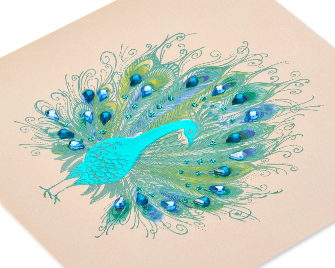 Papyrus - Stunning Peacock Design Card