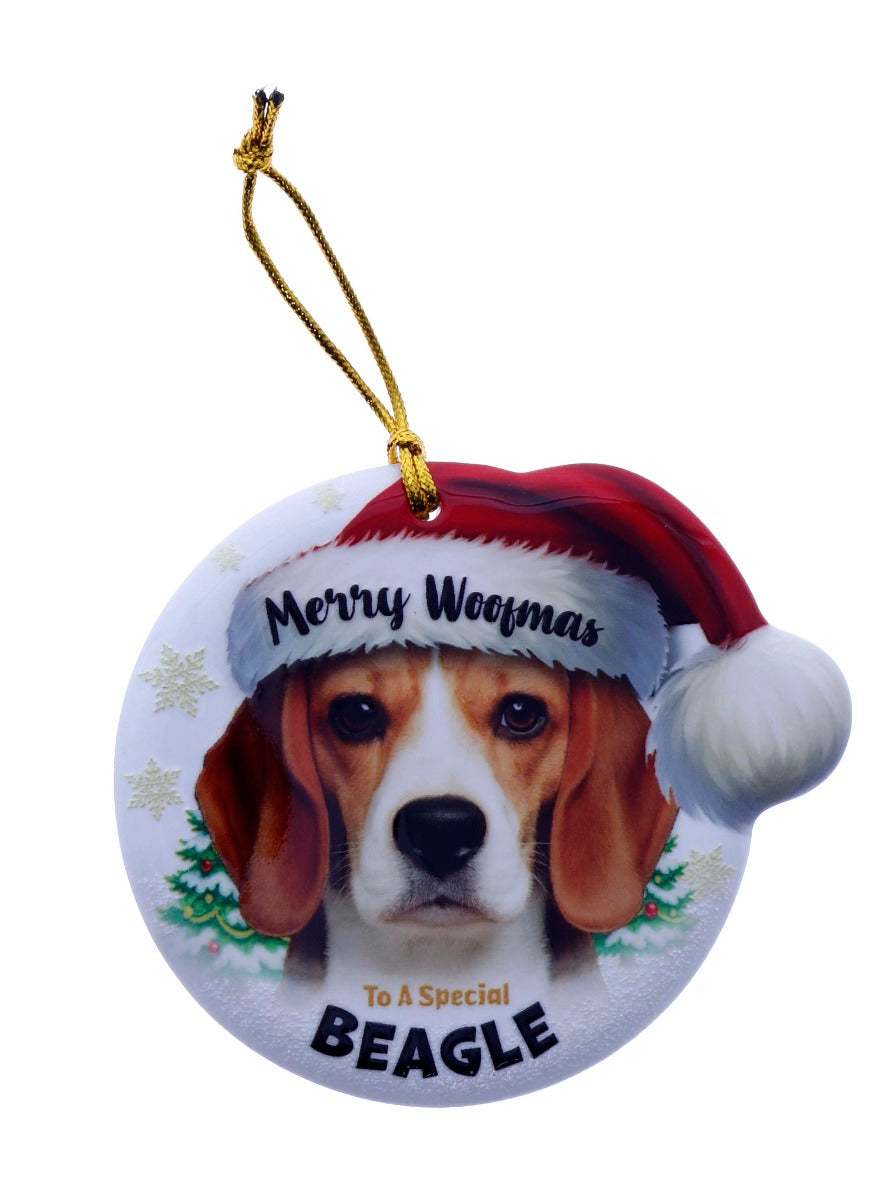 Christmas Sentiments Hanging Ceramic Pet Plaque