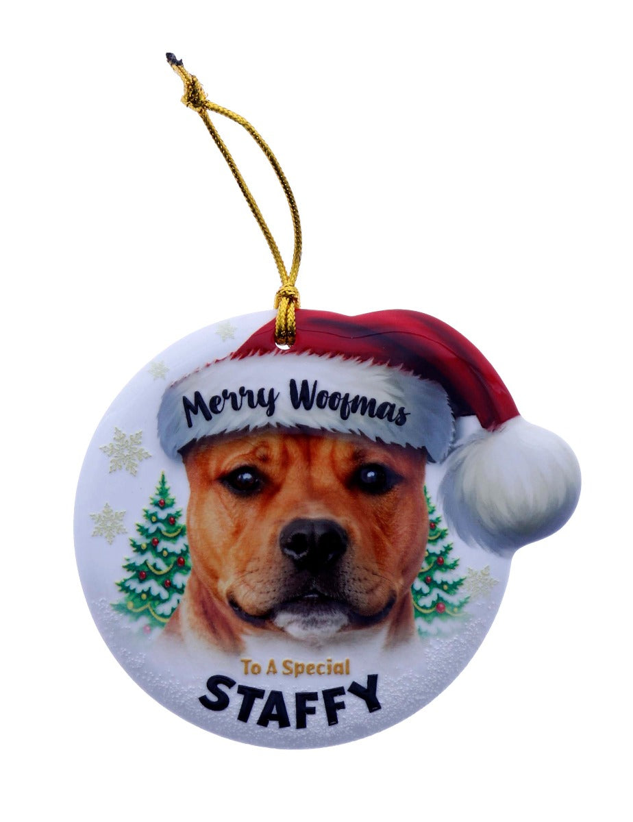Christmas Sentiments Hanging Ceramic Pet Plaque