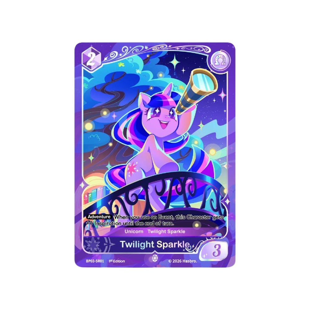 Fan of colourful My Little Pony Nightmare Night trading cards