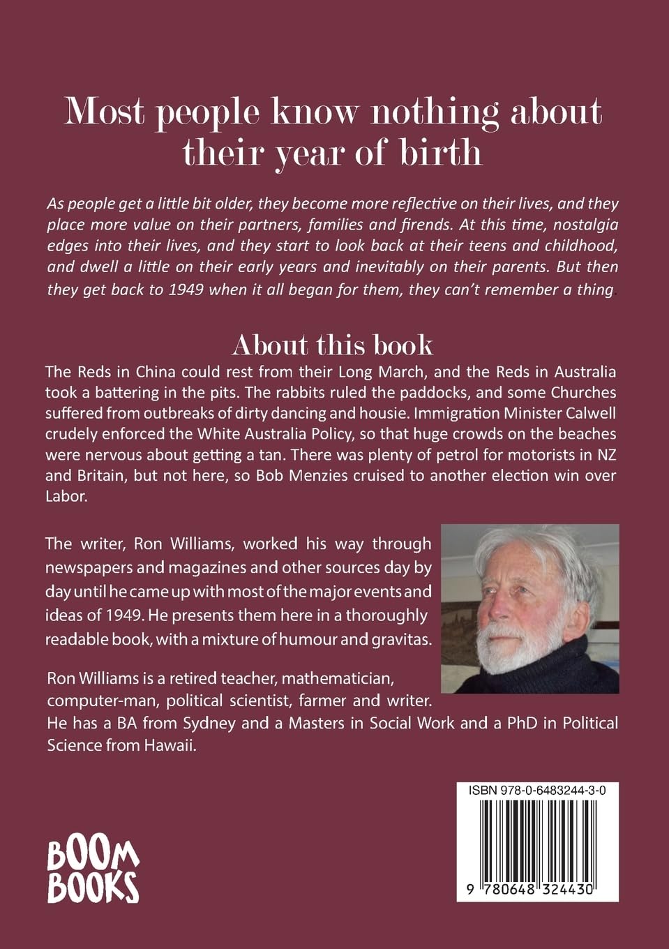 Born in 1949? What Else Happened? The Australian Social History Book