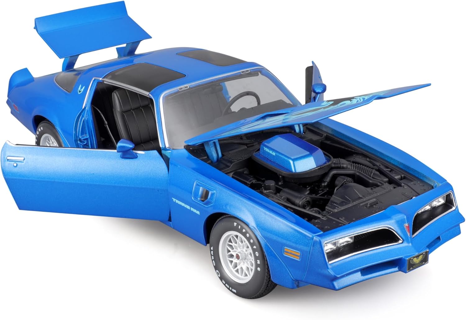 Maisto 1/18 Pontiac Firebird Trans Am Blue Special Edition Die Cast Model Car