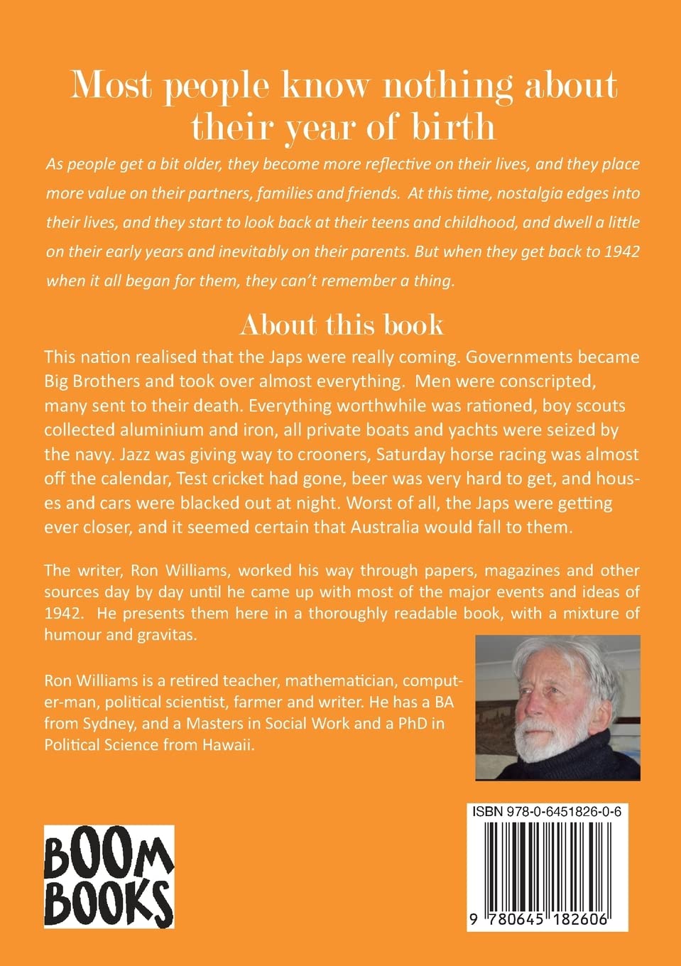 Born in 1942? What Else Happened? The Australian Social History Books