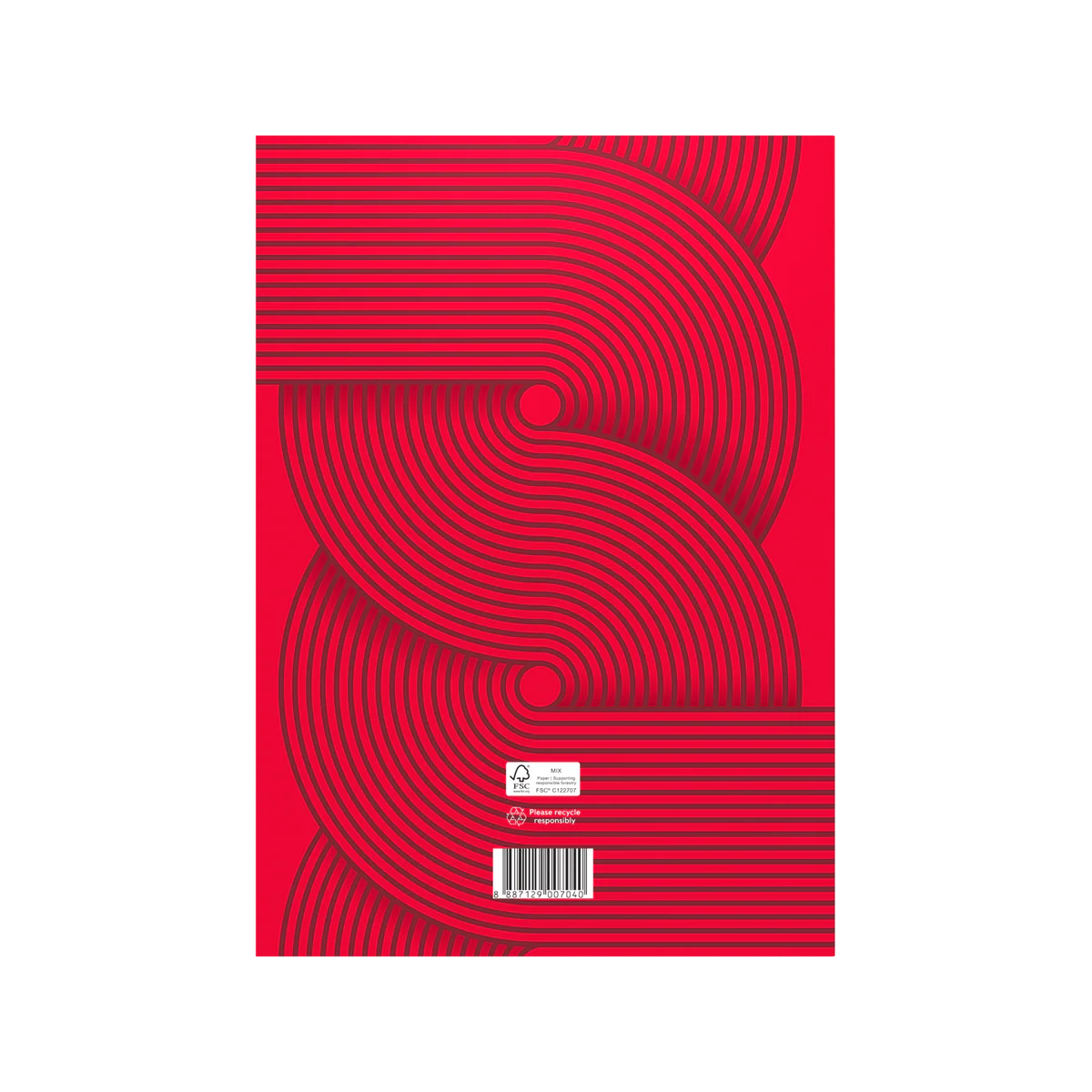 Collins Colplan Month to View Planner Diary 2026 Geo Red 51.C15-26