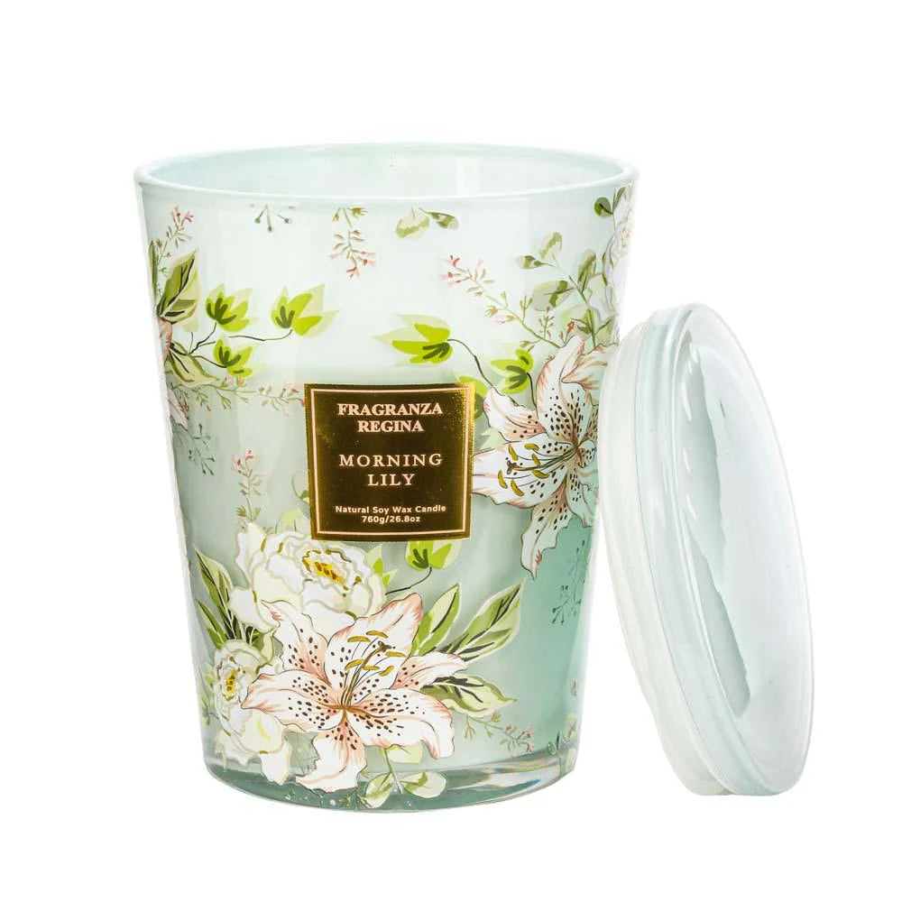 Wick2ware Fragranza Regina Natural Soy Wax Jar Candle 760g
