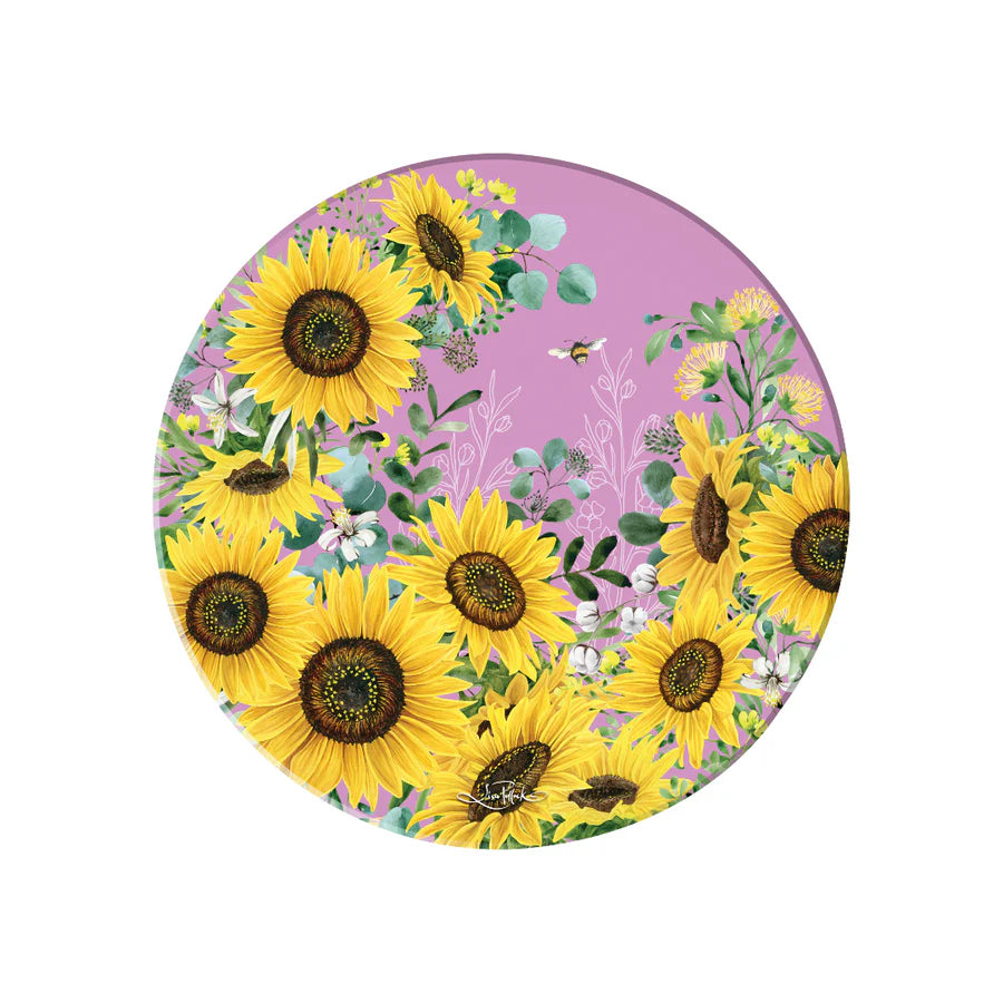 Lisa Pollock Melamine Plate Set – Bee Sunny