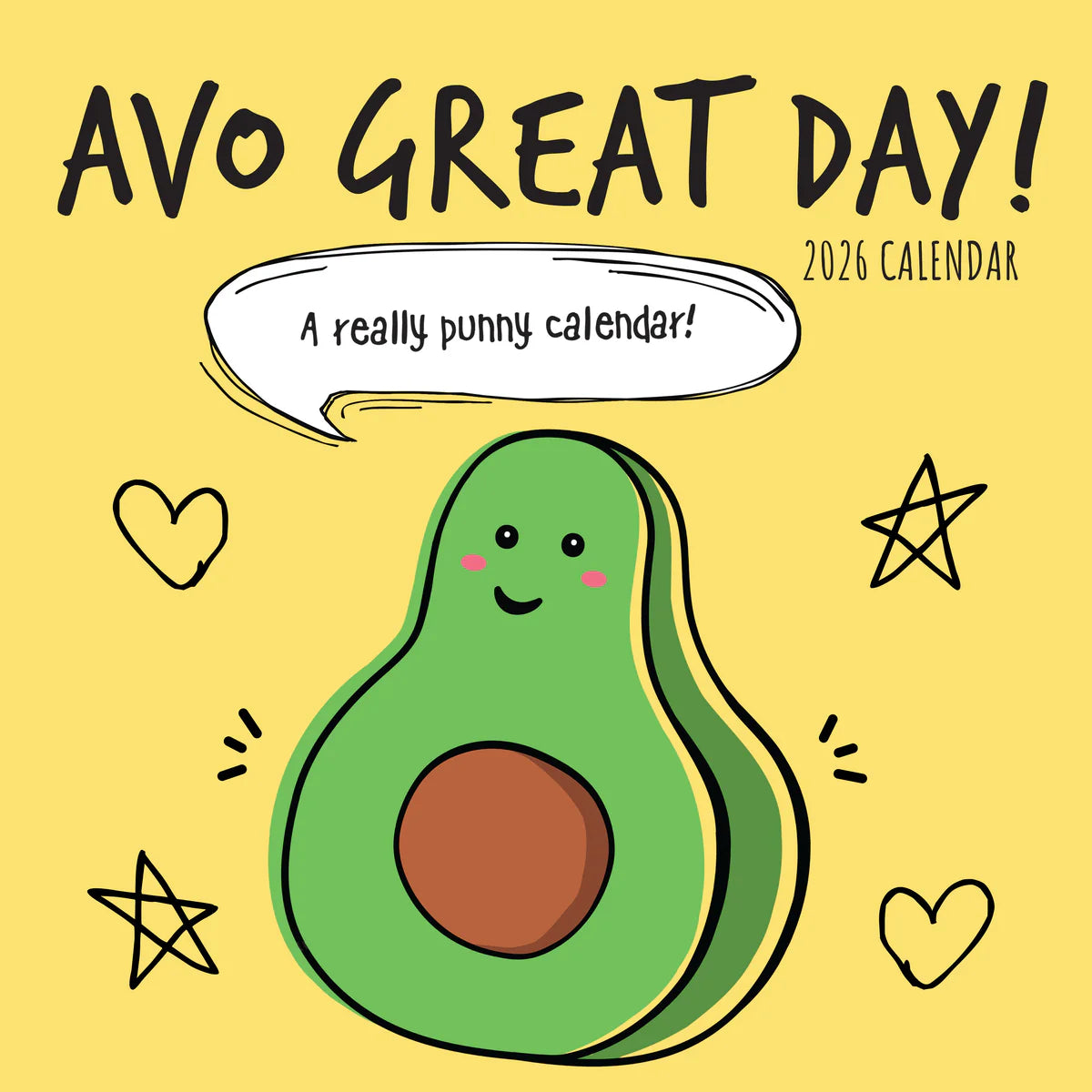 2026 Avo Great Day Square Wall Calendar | The Gifted Stationery Co. (GSC26204)