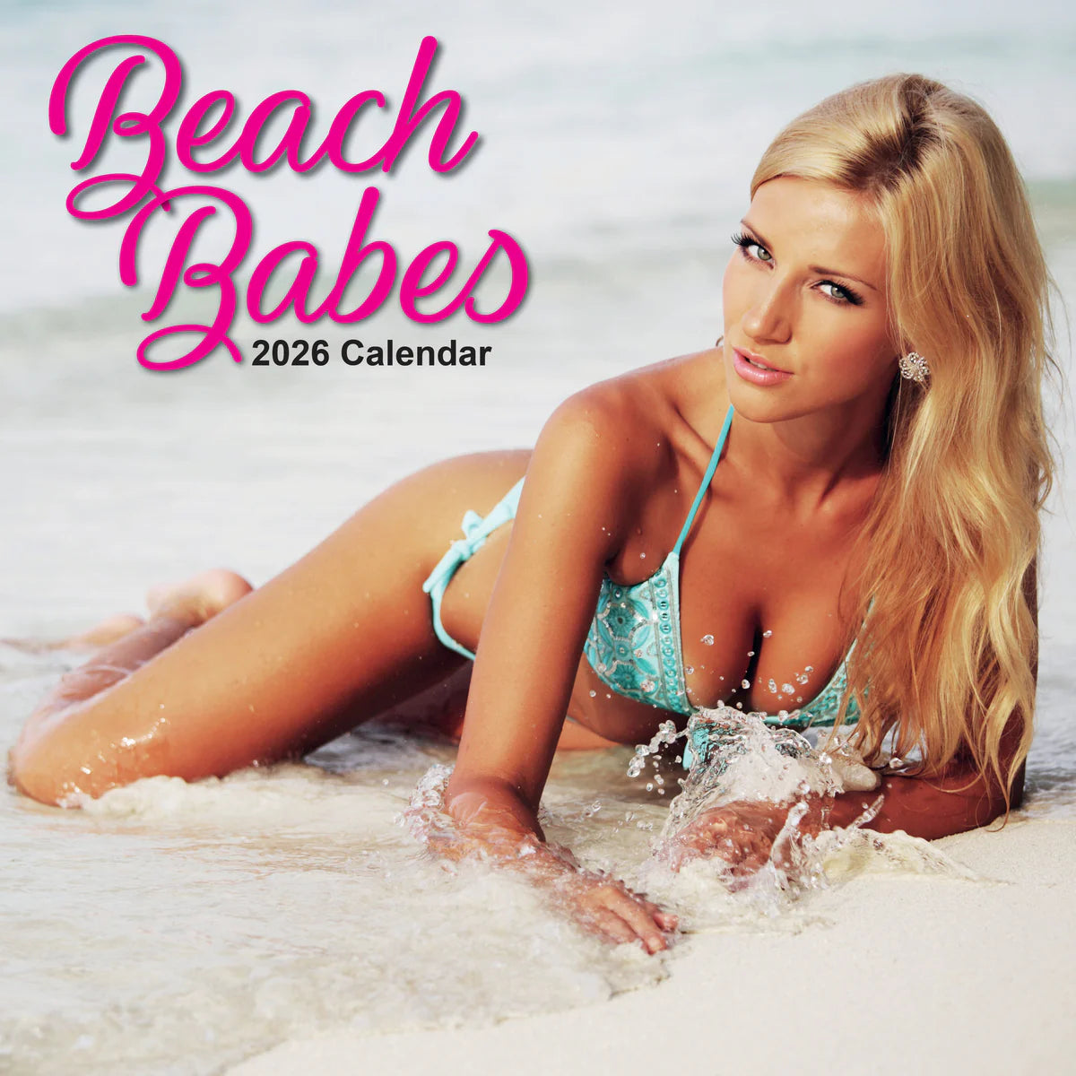2026 Beach Babes Square Wall Calendar – 16-Month | The Gifted Stationery Co. (GSC26411)