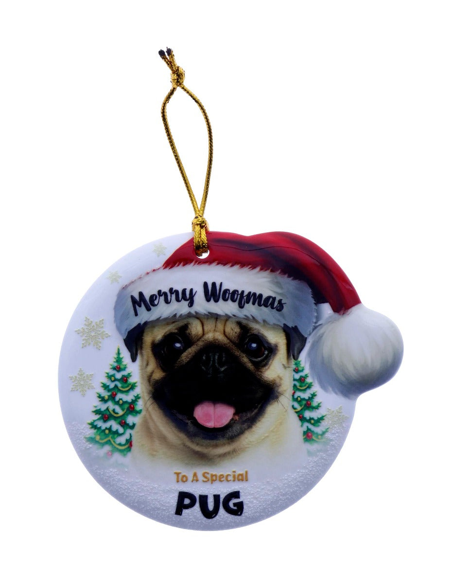 Christmas Sentiments Hanging Ceramic Pet Plaque