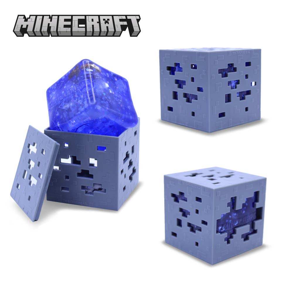 Minecraft Jelly Cubes shown in five colors