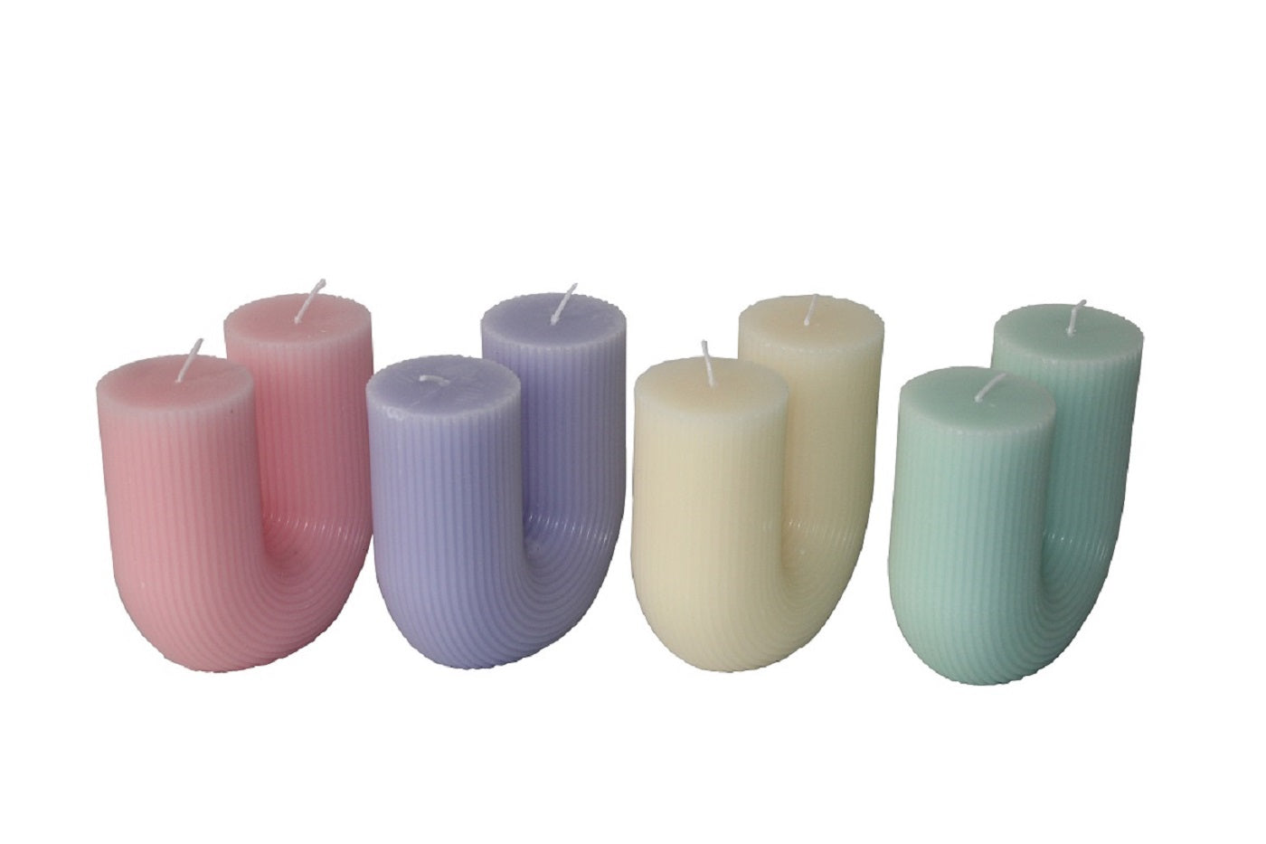 The Elegant U-Shape Candle Set of 4– Redefine Ambience with Pure Design