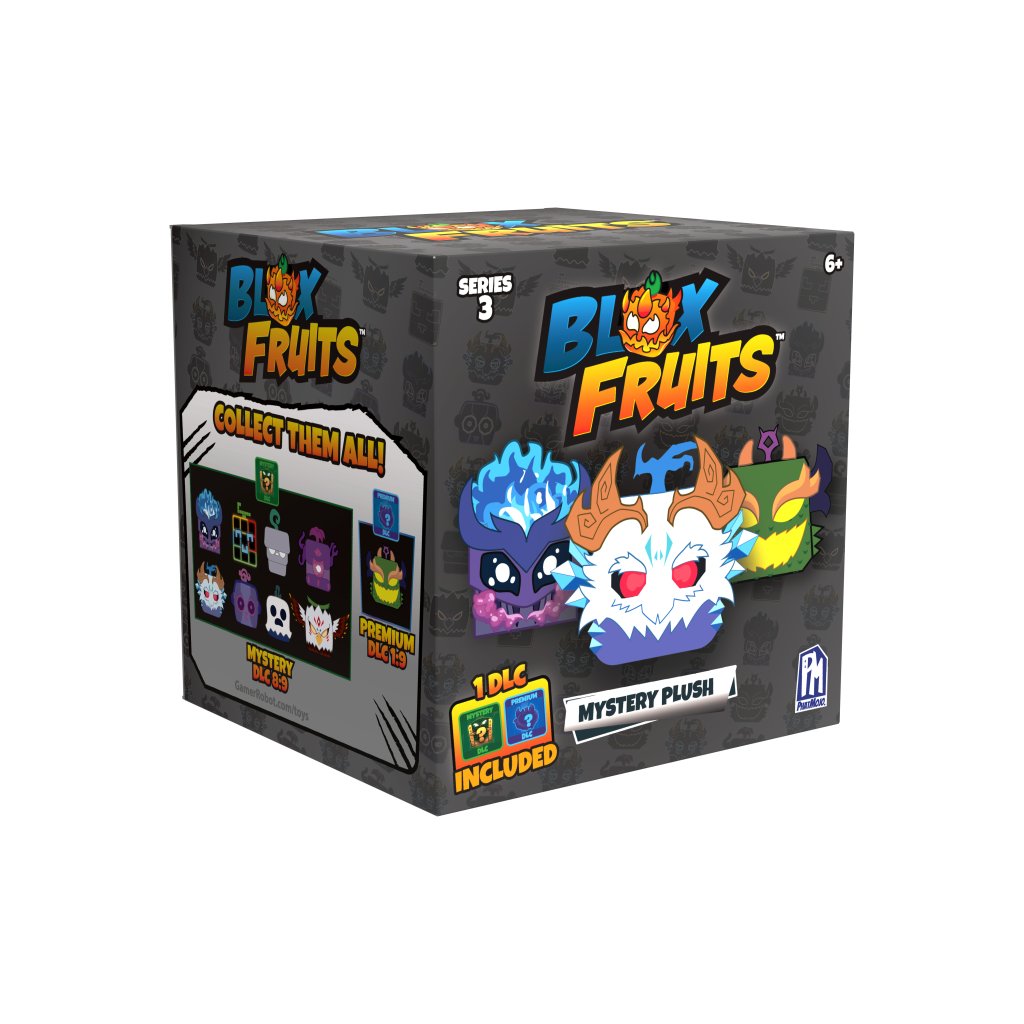 BLOX FRUITS - 4 inch Collectible Blind Box Plush Series 3 Includes 1 DLC Code