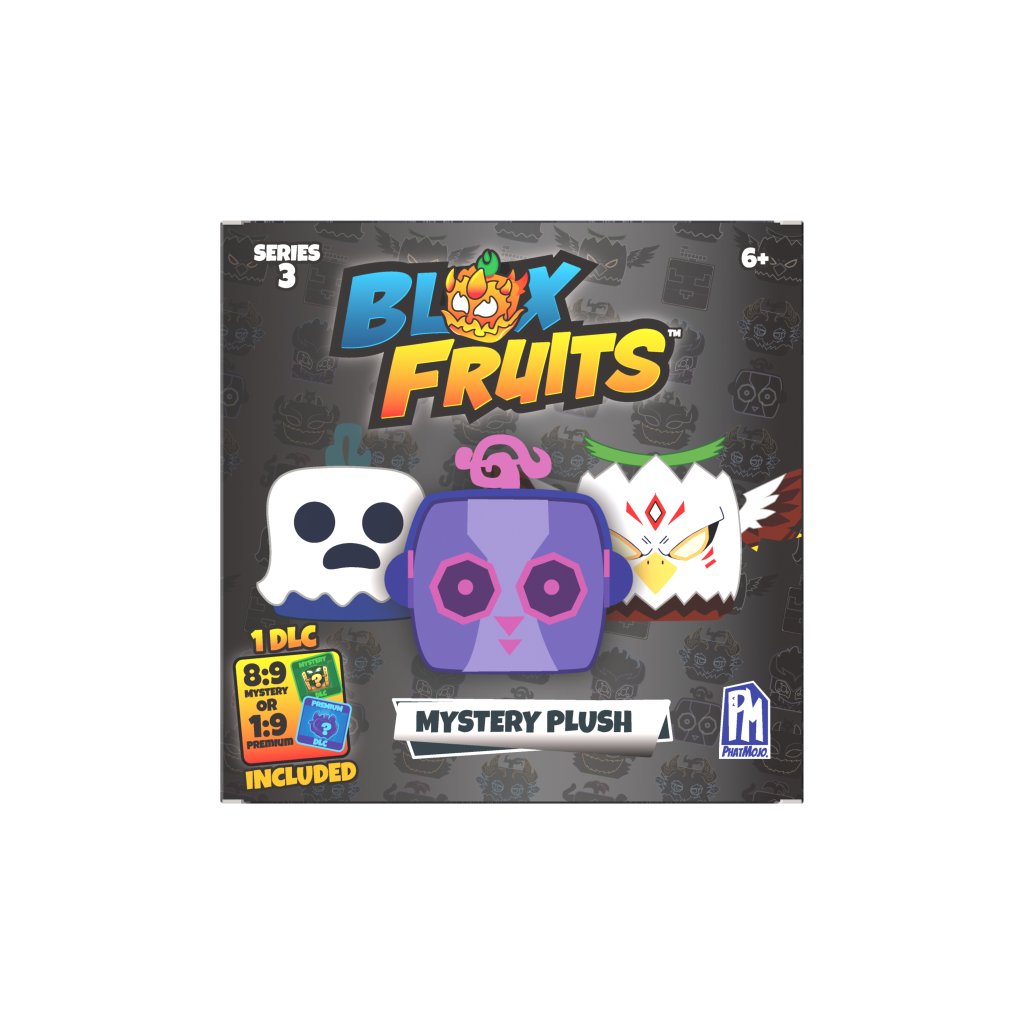 BLOX FRUITS - 4 inch Collectible Blind Box Plush Series 3 Includes 1 DLC Code