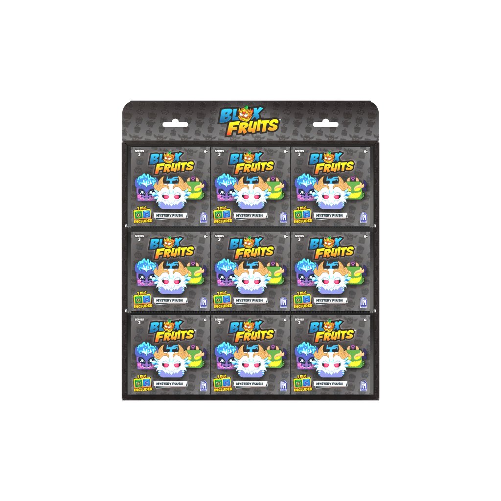 BLOX FRUITS - 4 inch Collectible Blind Box Plush Series 3 Includes 1 DLC Code