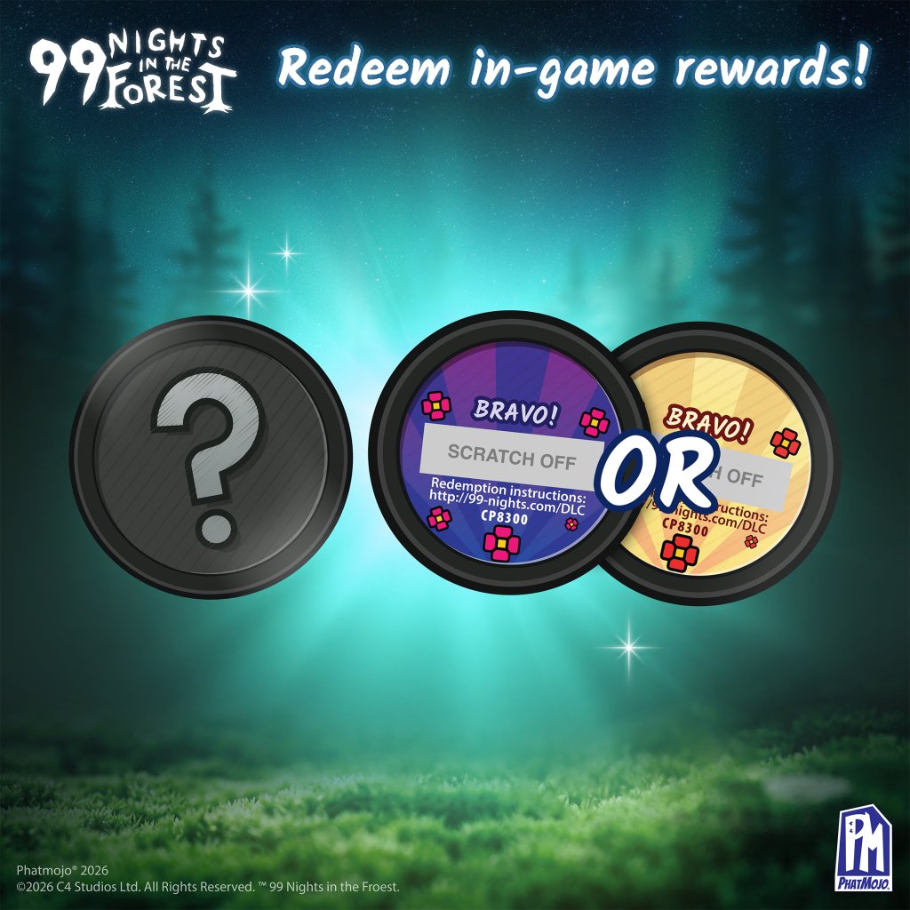 RoBlox 99 Nights in the Forest Mystery Collectible Plush - With 1 DLC Code