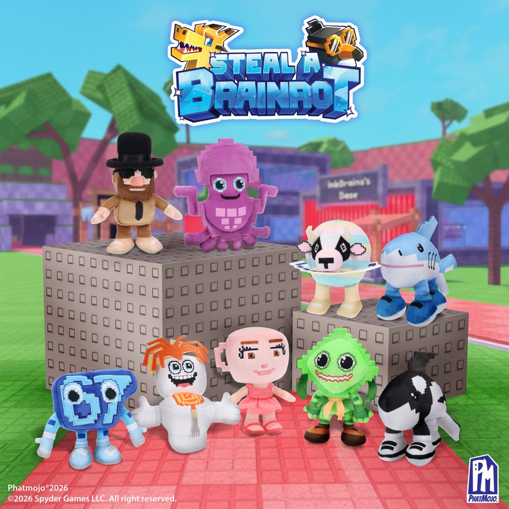 RoBlox Steal A Brainrot Collectible Mystery Plush 6