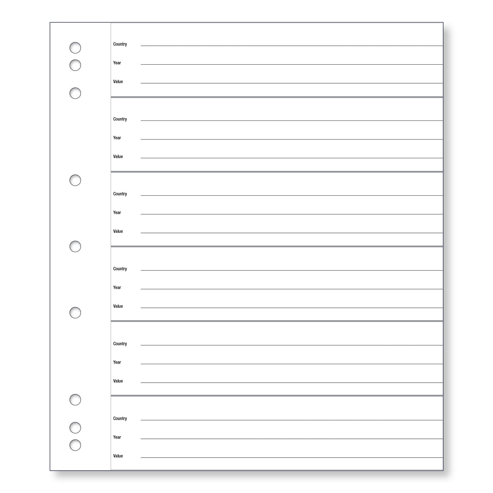 Renniks Premium Coin Album (Black) – 4-Ring Binder for Coin Collection Storage