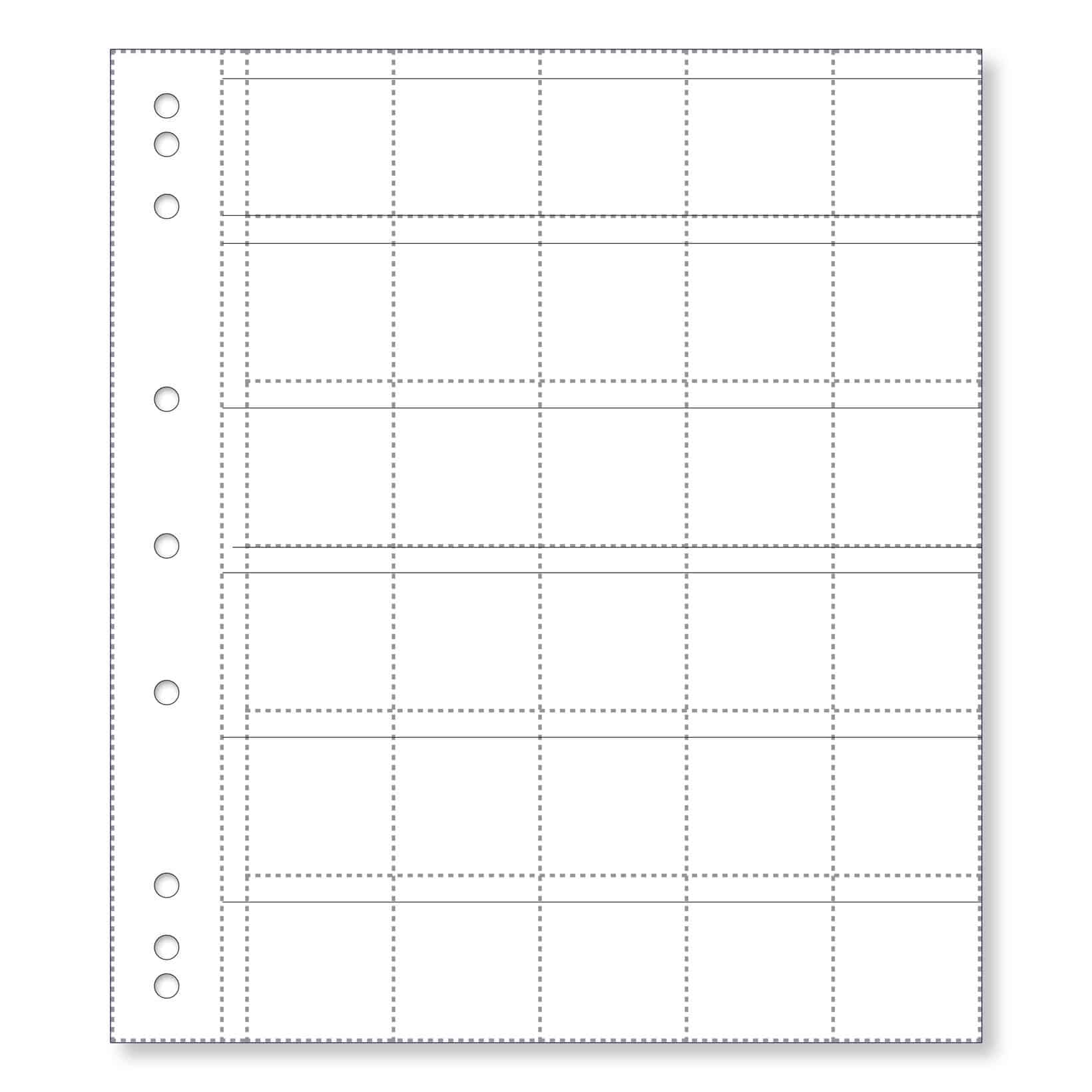 Renniks Premium Coin Album (Black) – 4-Ring Binder for Coin Collection Storage