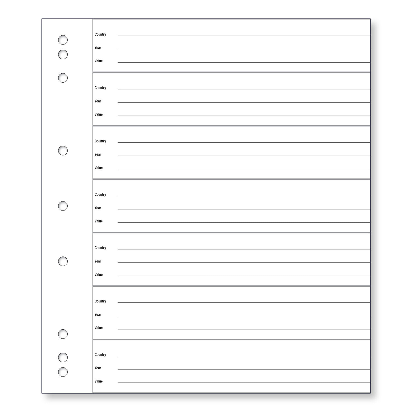 Renniks Premium Coin Album (Black) – 4-Ring Binder for Coin Collection Storage