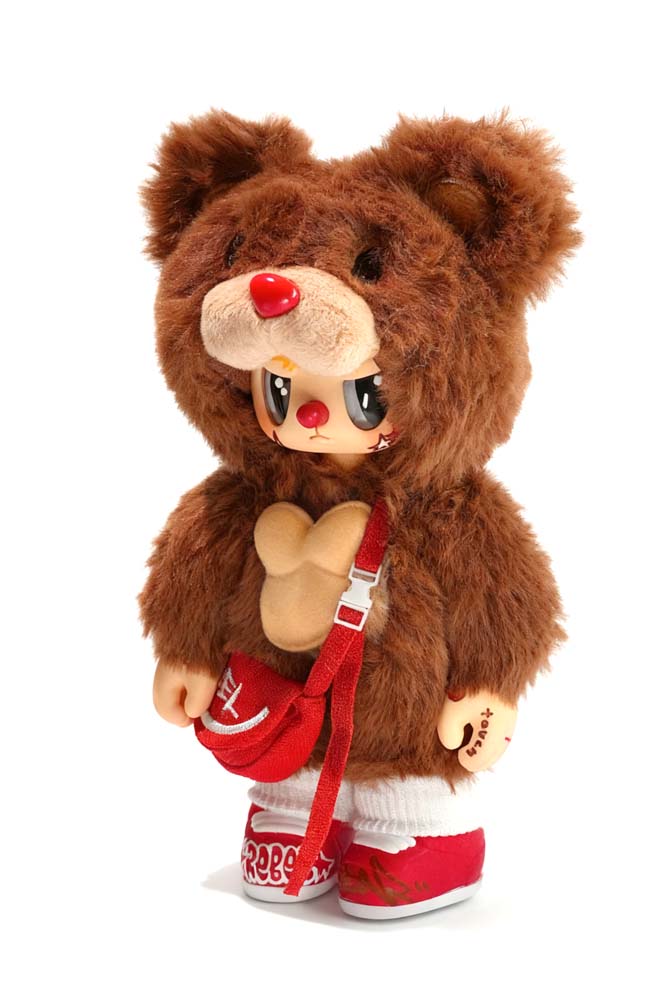 Pre-Order Rebel Bear Mystery Plush Collectible - Movable Bag Series (Full Box Unopened)