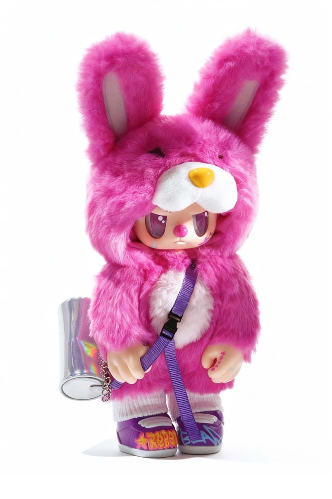 Pre-Order Rebel Bear Mystery Plush Collectible - Movable Bag Series (Full Box Unopened)