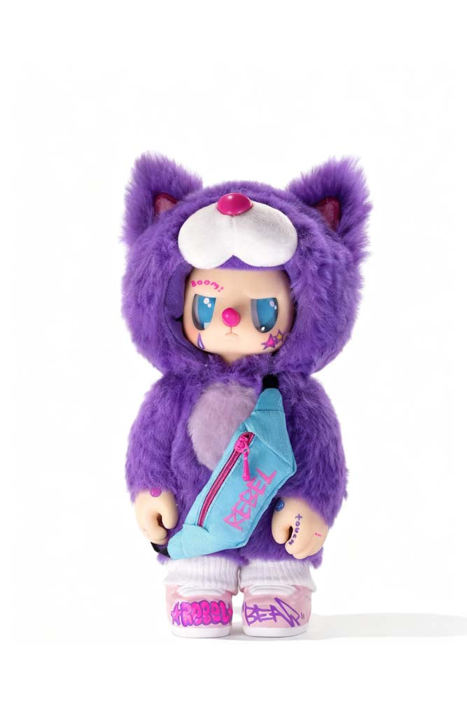 Pre-Order Rebel Bear Mystery Plush Collectible - Movable Bag Series (Full Box Unopened)