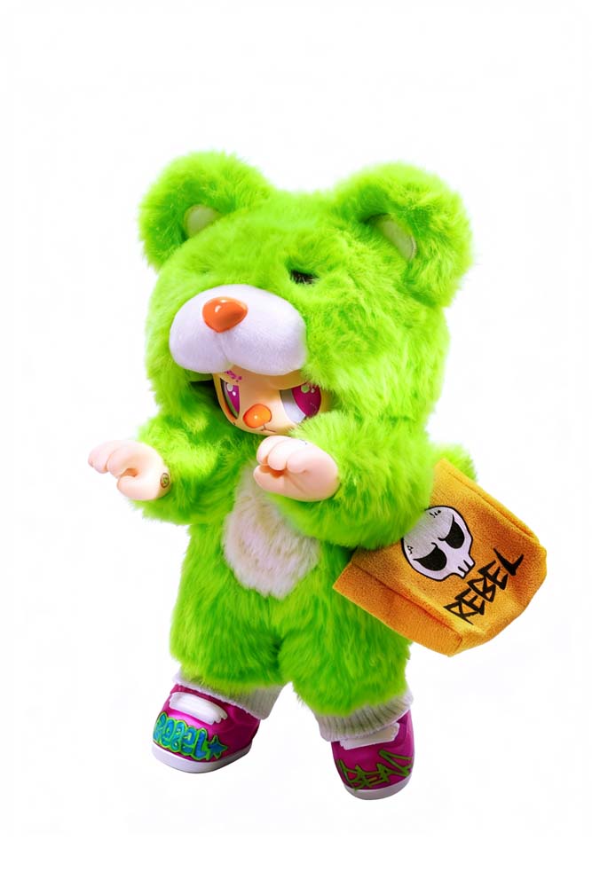 Pre-Order Rebel Bear Mystery Plush Collectible - Movable Bag Series (Full Box Unopened)