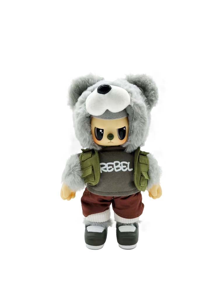 Pre-Order Rebel Bear Mystery Plush Collectible - Moveable Street Series (Full Box Unopened)