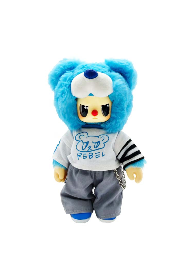 Pre-Order Rebel Bear Mystery Plush Collectible - Moveable Street Series (Full Box Unopened)