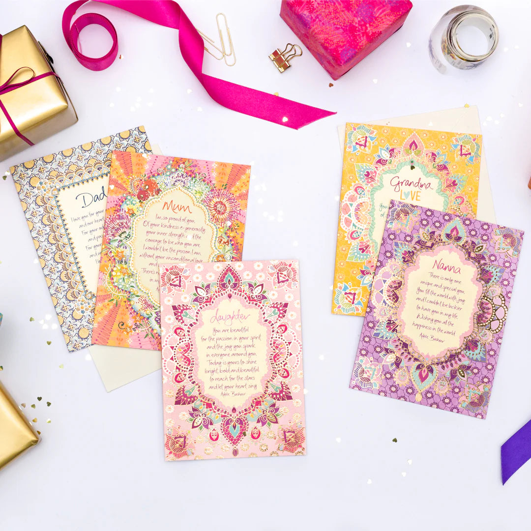 Intrinsic Nanna Greeting Card by Adele Basheer