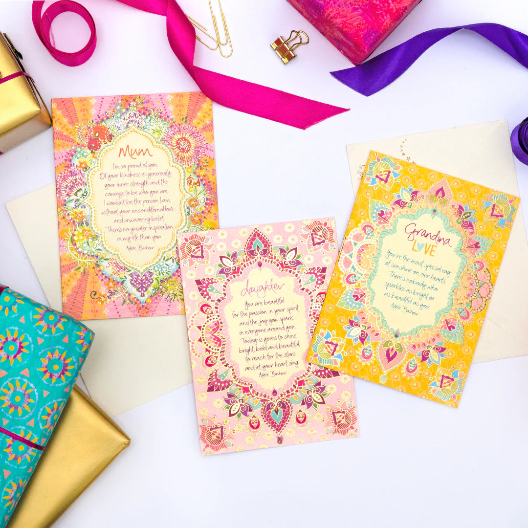 Intrinsic Grandma Greeting Card by Adele Basheer